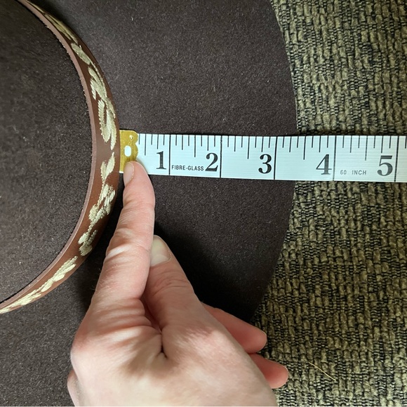 Wyeth Liam 100% wool felt flat brim hat NWT adjustable lined - Picture 14 of 16